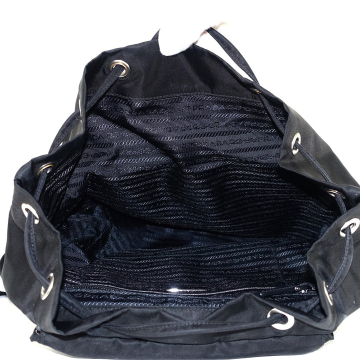 tessuto nylon grommet backpack bag