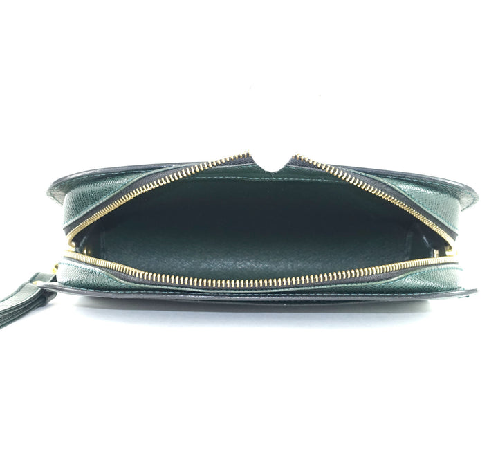 baikal taiga leather pochette bag