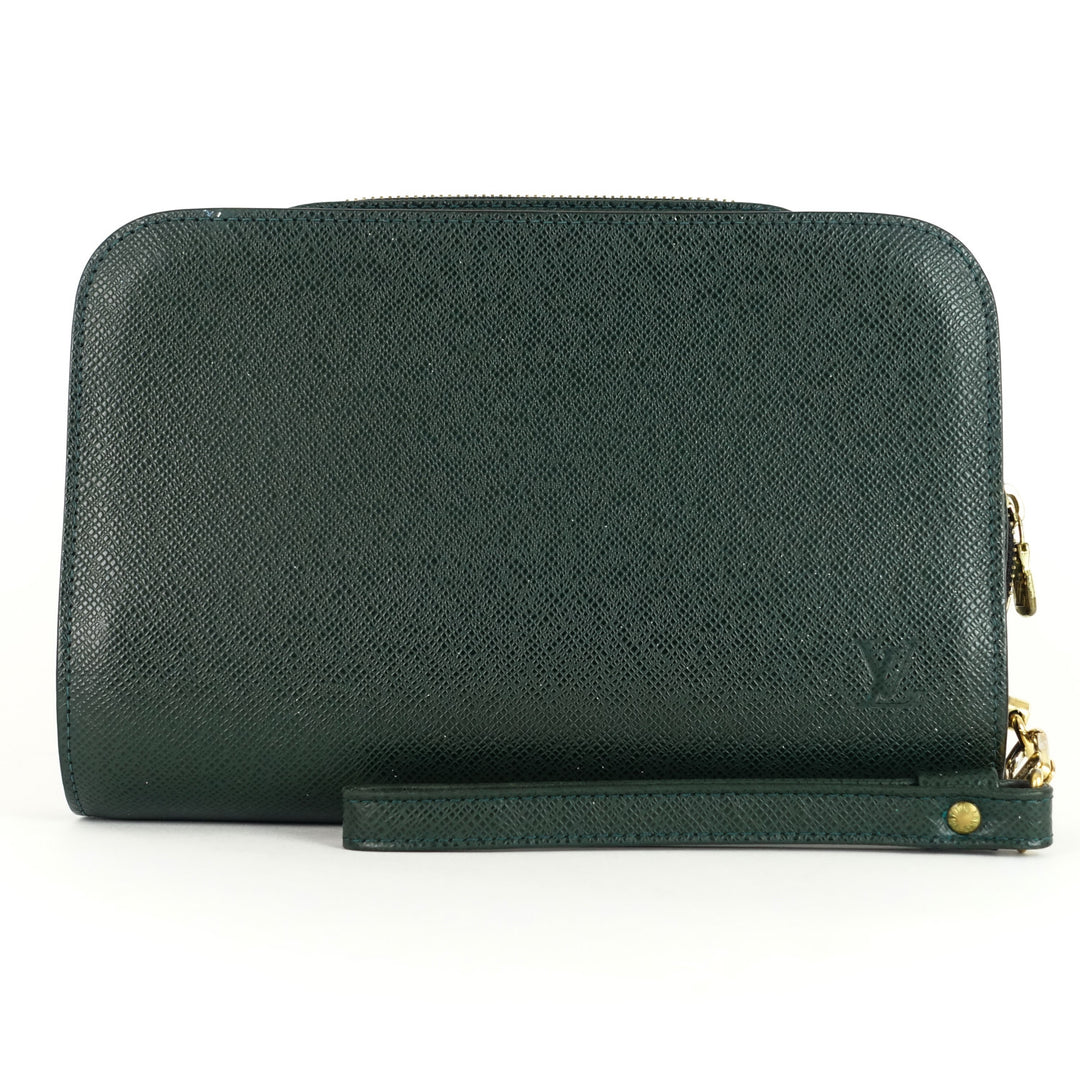baikal taiga leather pochette bag