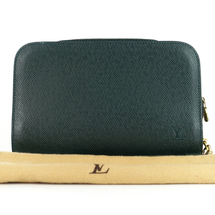 baikal taiga leather pochette bag