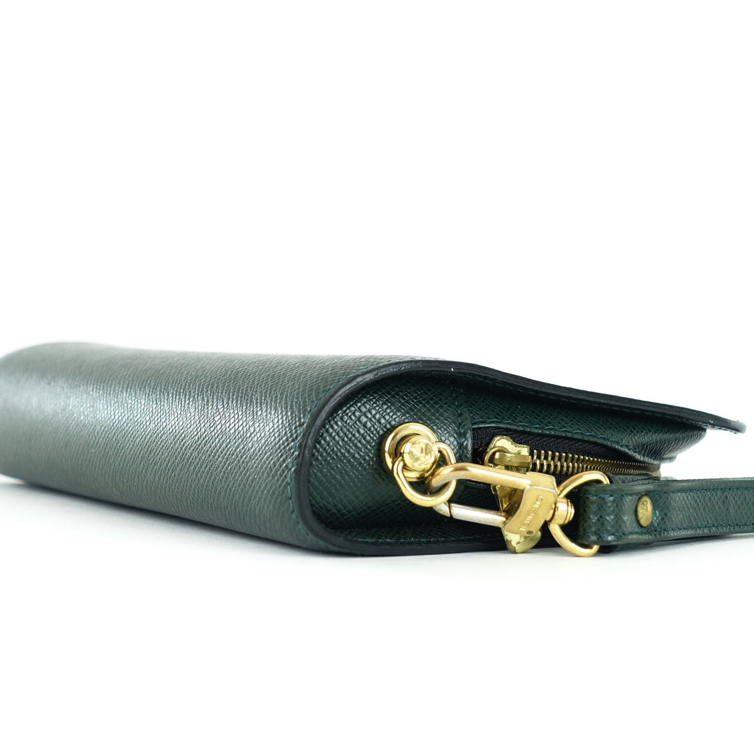 baikal taiga leather pochette bag