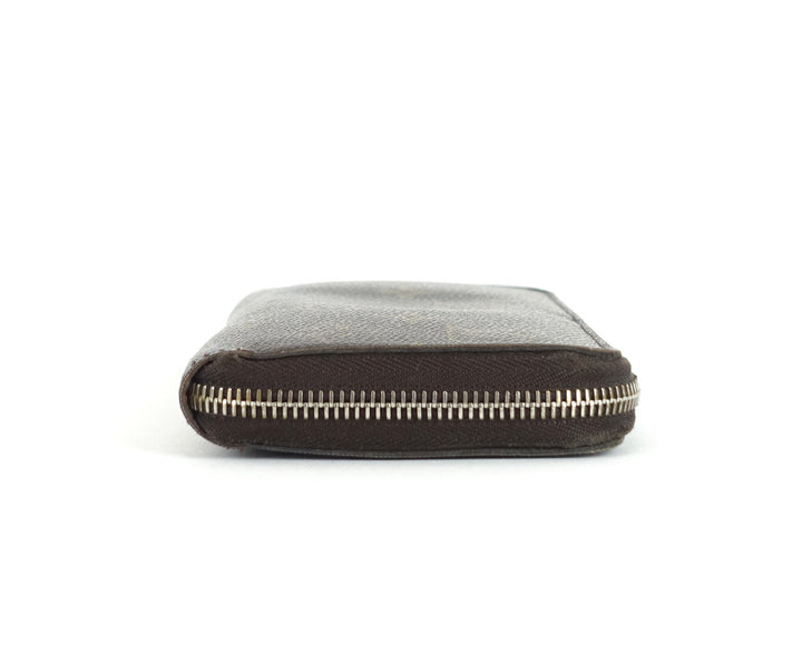 zippy monogram canvas wallet