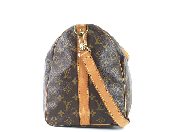 keepall 45 bandouliere monogram canvas travel bag with strap