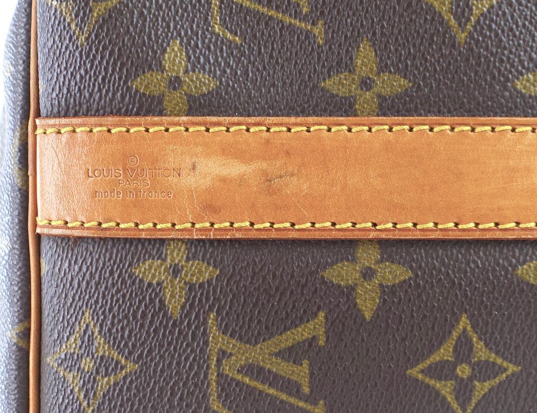 keepall 45 bandouliere monogram canvas travel bag with strap