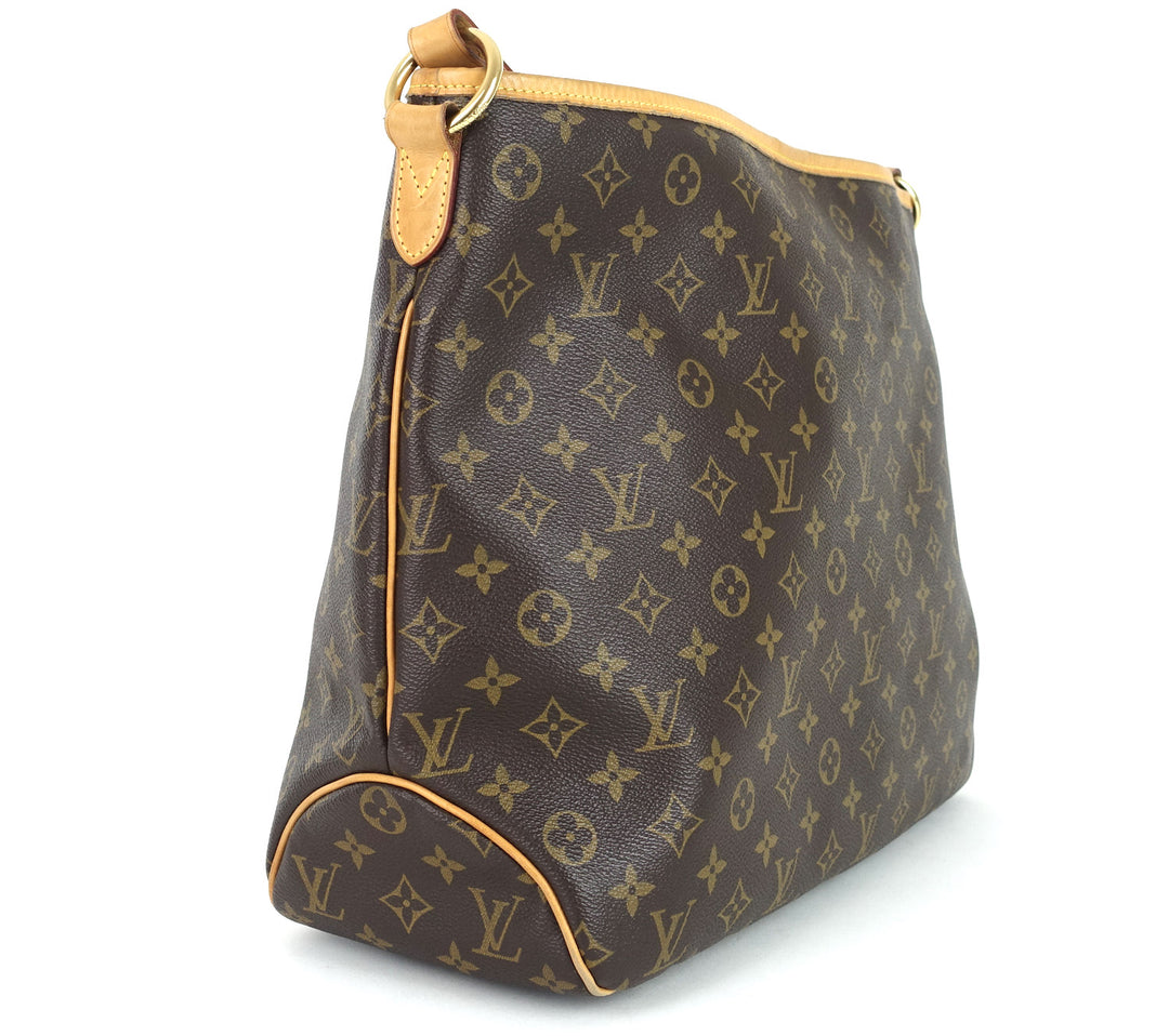 delightful mm monogram canvas shoulder bag
