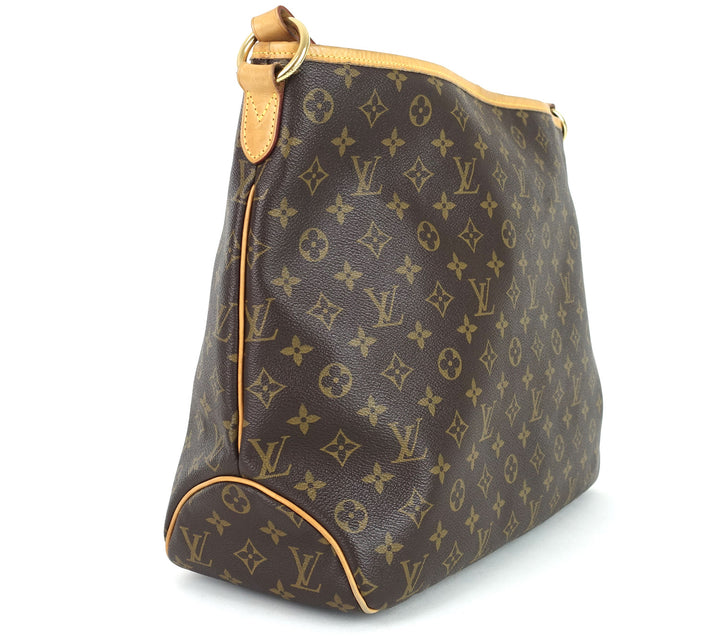 delightful mm monogram canvas shoulder bag