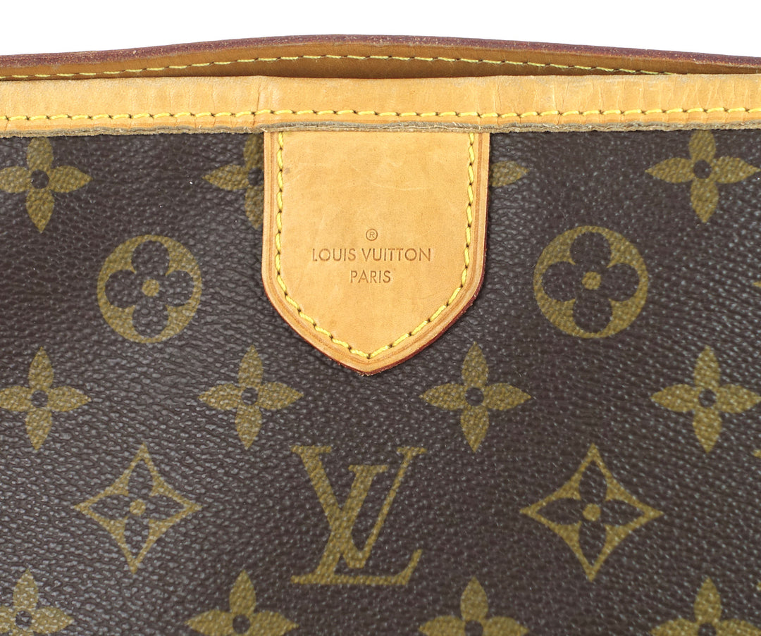 delightful mm monogram canvas shoulder bag