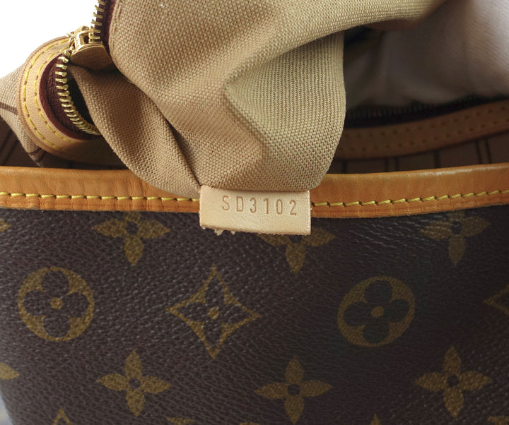 delightful mm monogram canvas shoulder bag