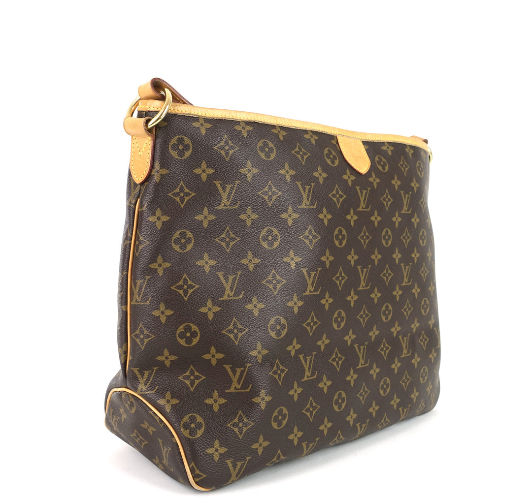 delightful mm monogram canvas shoulder bag