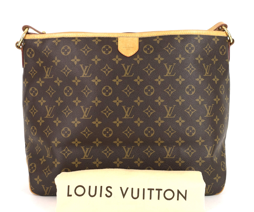 delightful mm monogram canvas shoulder bag