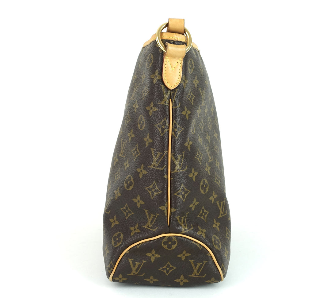 delightful mm monogram canvas shoulder bag