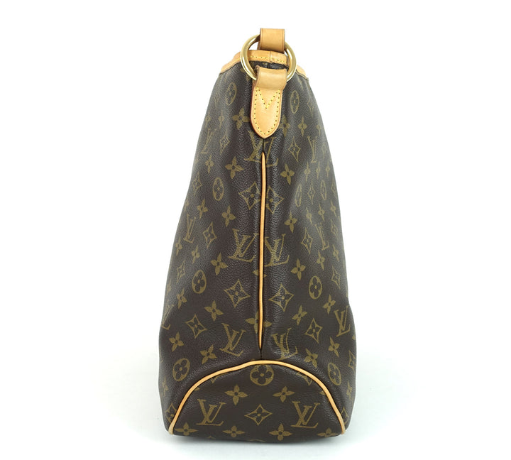 delightful mm monogram canvas shoulder bag
