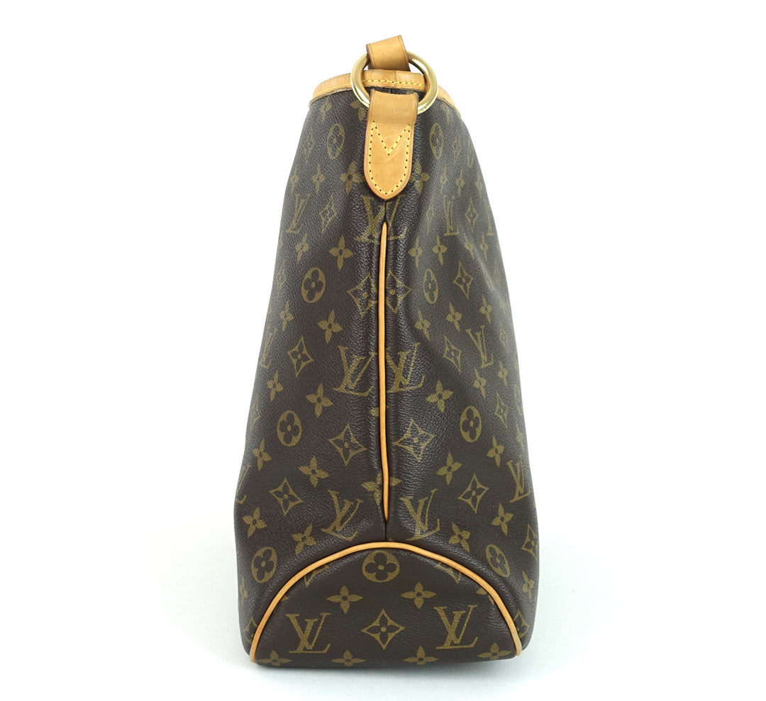 delightful mm monogram canvas shoulder bag
