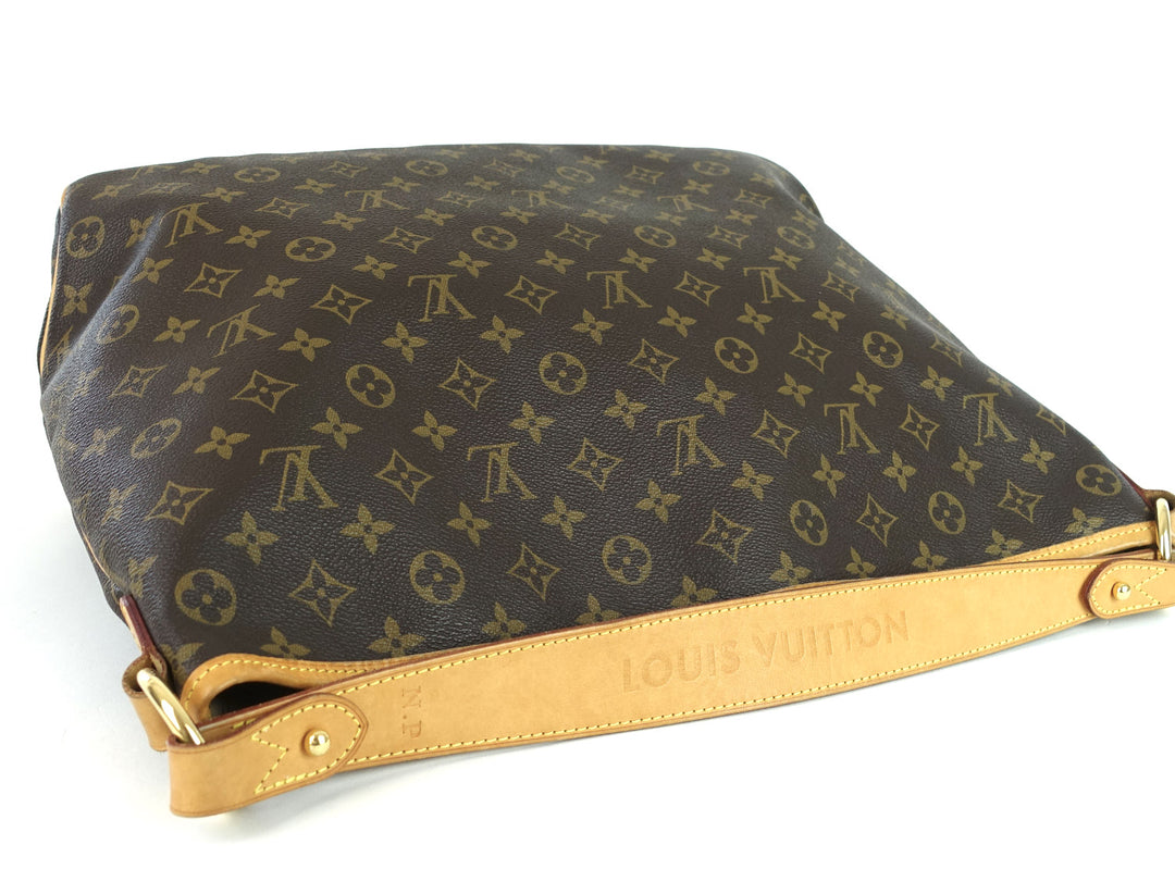 delightful mm monogram canvas shoulder bag