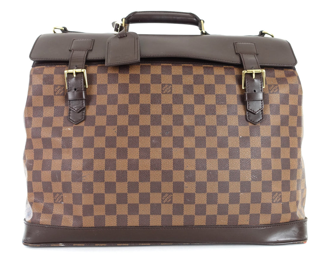 west end gm damier ebène canvas travel bag