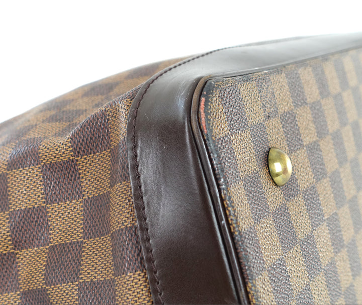 west end gm damier ebène canvas travel bag