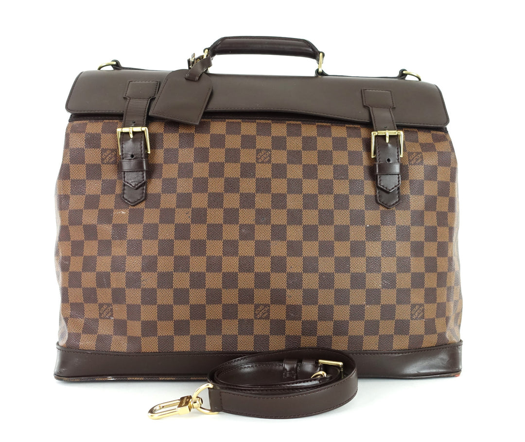 west end gm damier ebène canvas travel bag