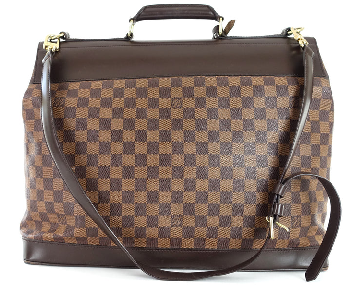 west end gm damier ebène canvas travel bag