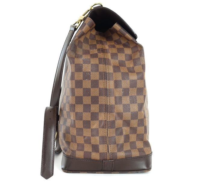 west end gm damier ebène canvas travel bag