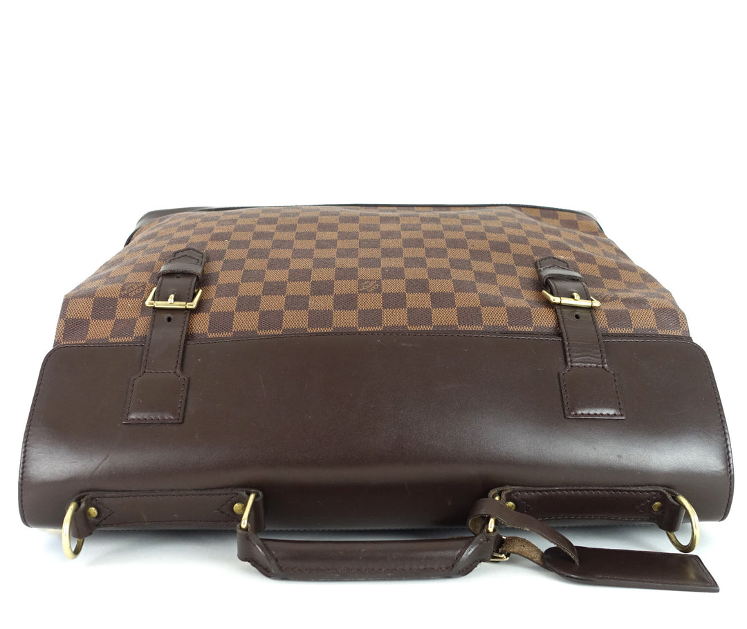 west end gm damier ebène canvas travel bag