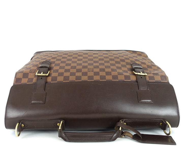 west end gm damier ebène canvas travel bag