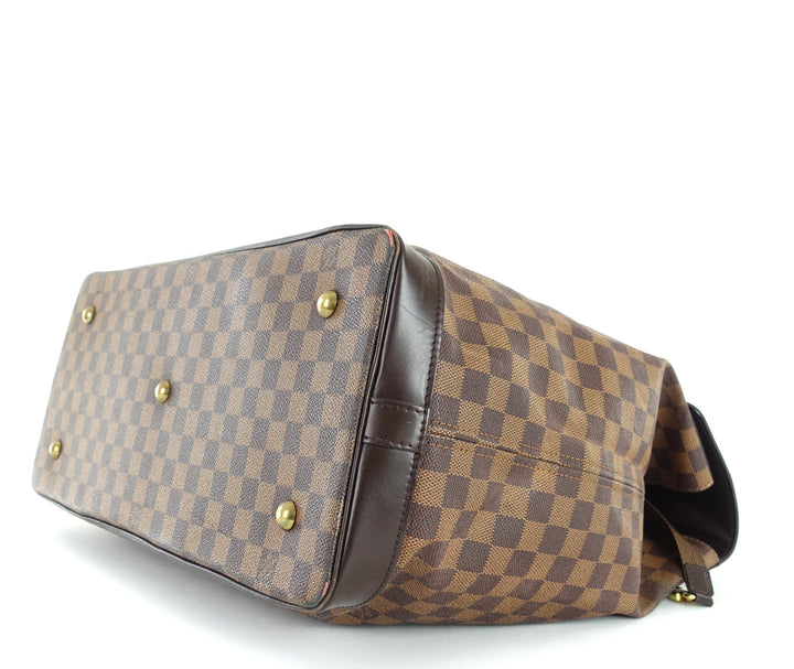west end gm damier ebène canvas travel bag