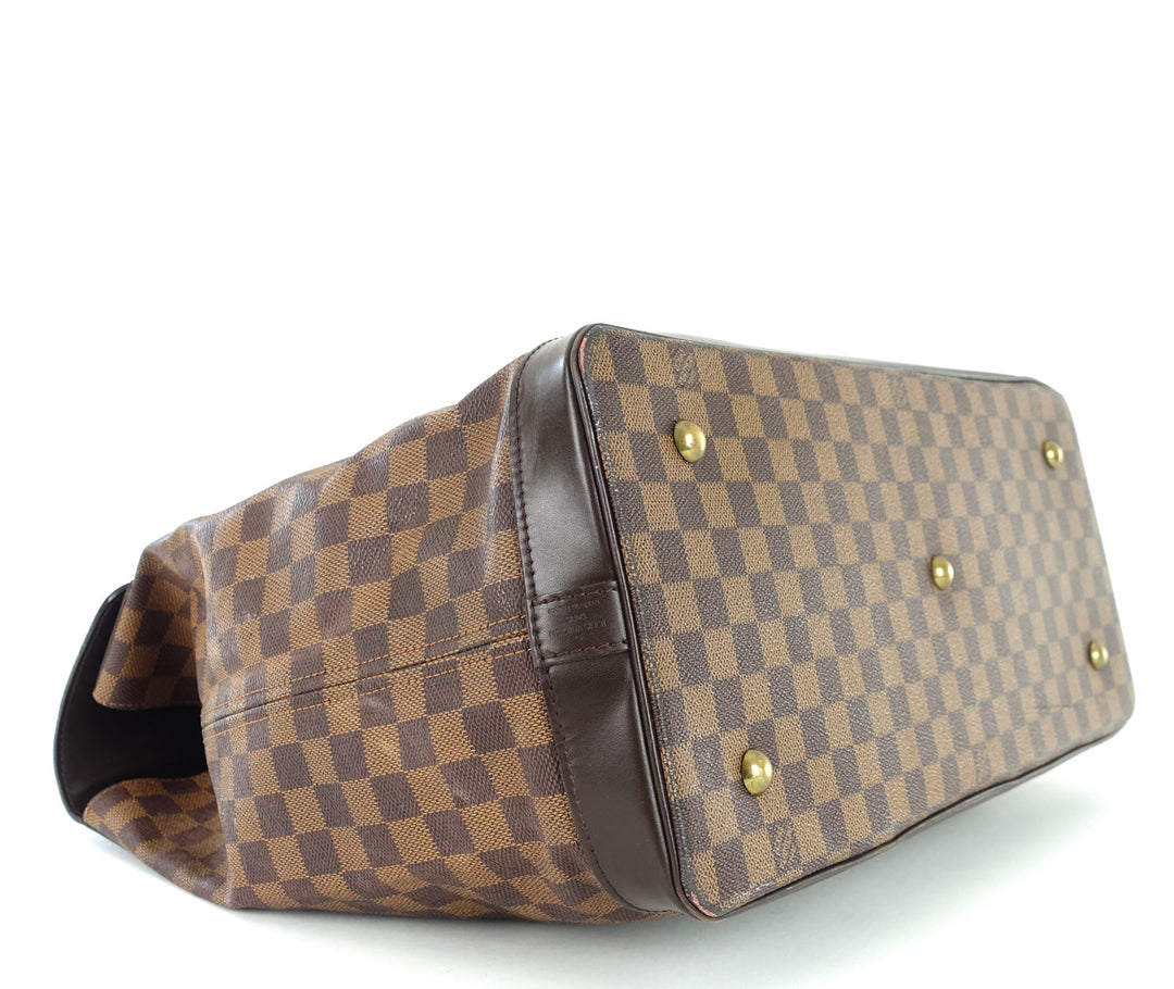 west end gm damier ebène canvas travel bag