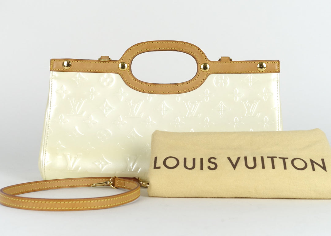 roxbury drive monogram vernis leather handbag