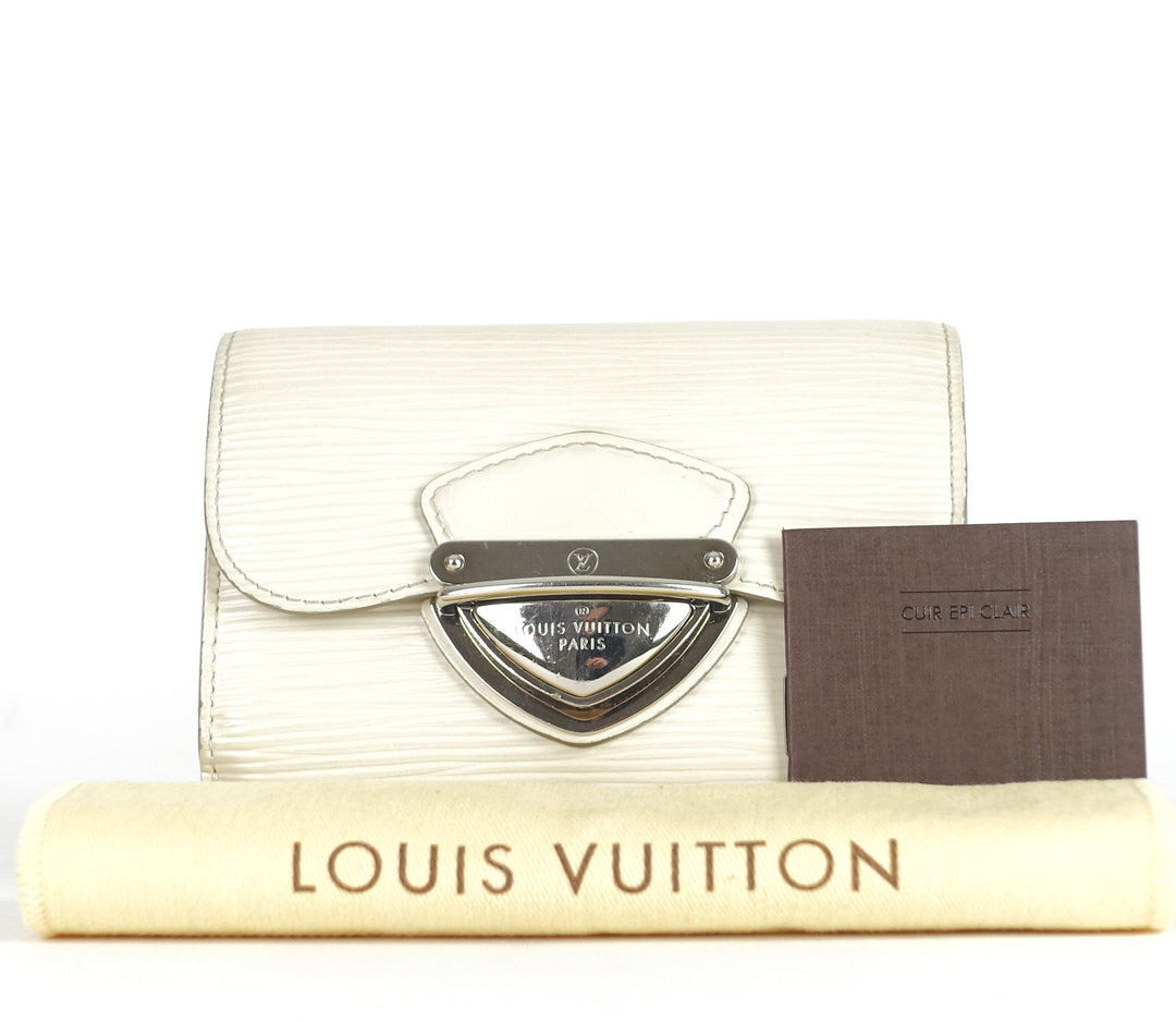 joey trifold epi leather wallet