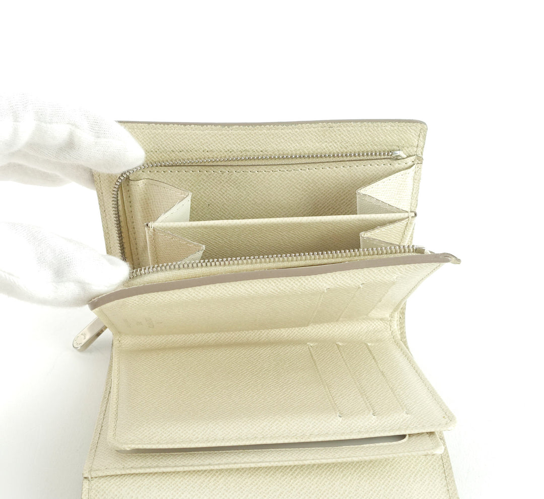 joey trifold epi leather wallet
