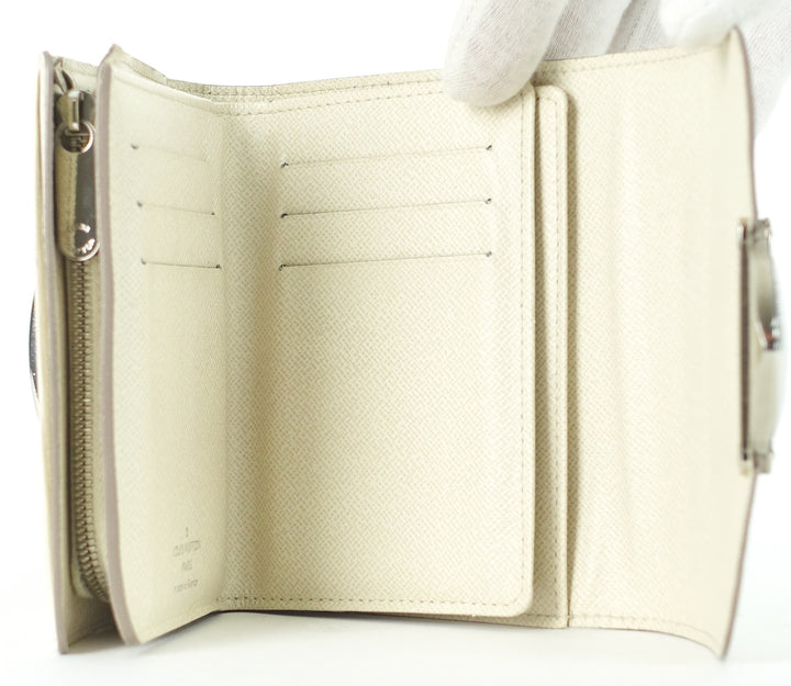 joey trifold epi leather wallet