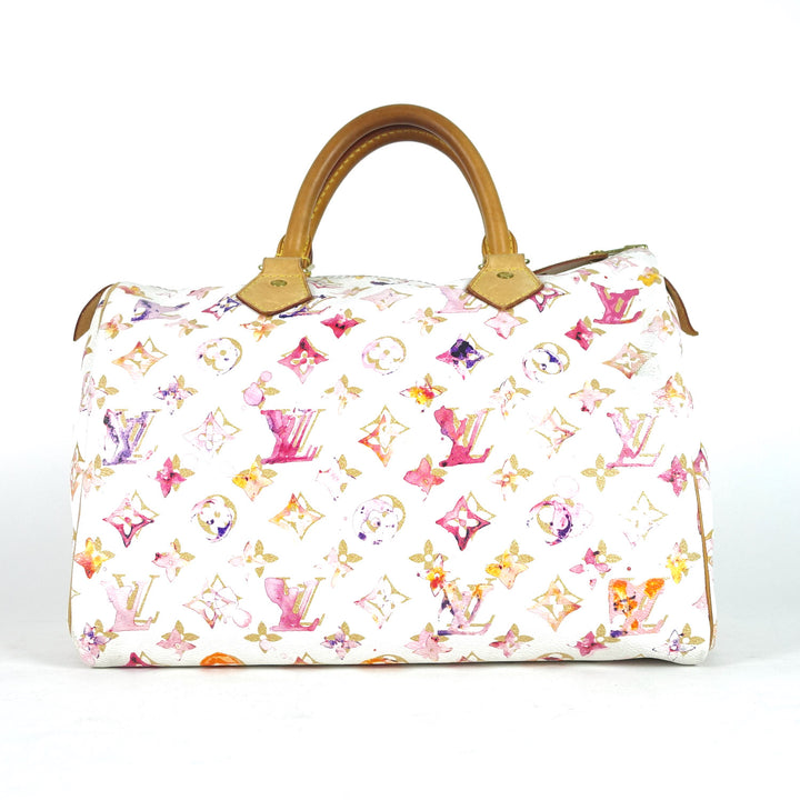 watercolor aquarelle speedy 30 handbag - limited edition bag