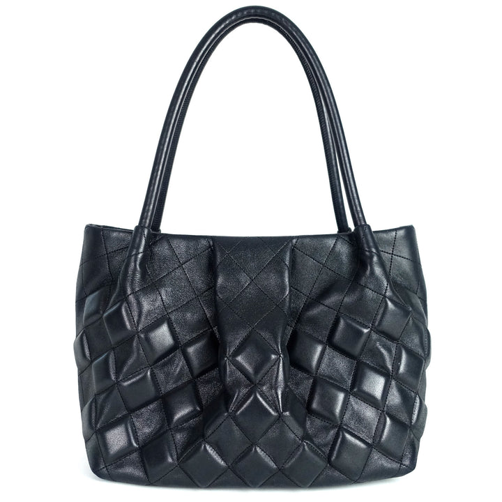 sloane square quilted calfskin leather shoulder bag