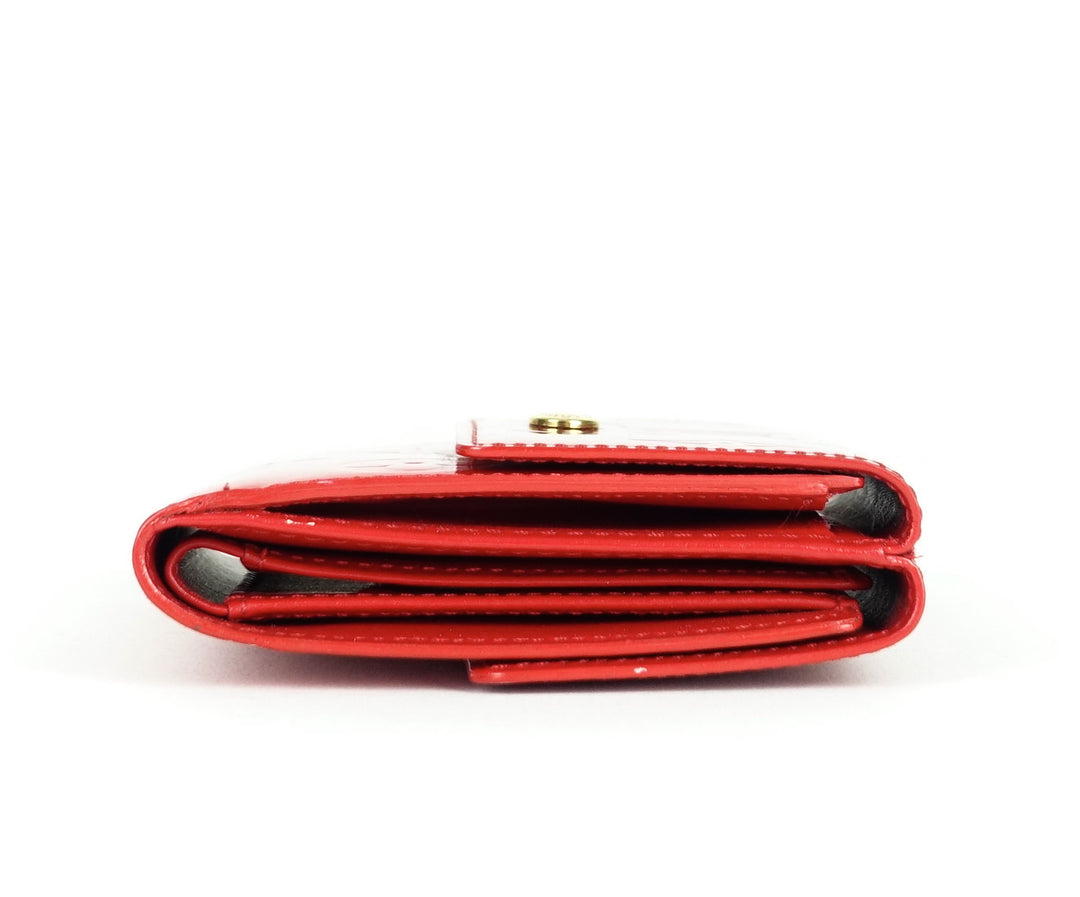 elise monogram vernis leather wallet