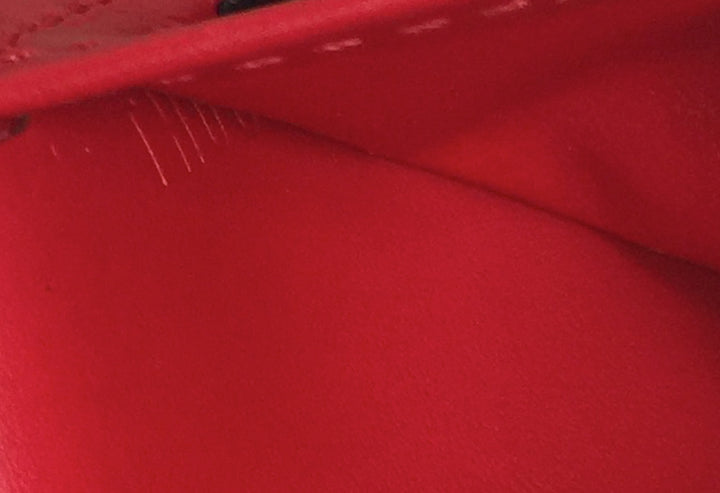 elise monogram vernis leather wallet