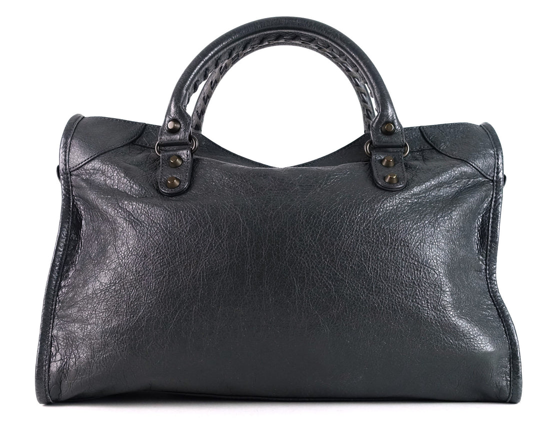 classic agneau leather city bag