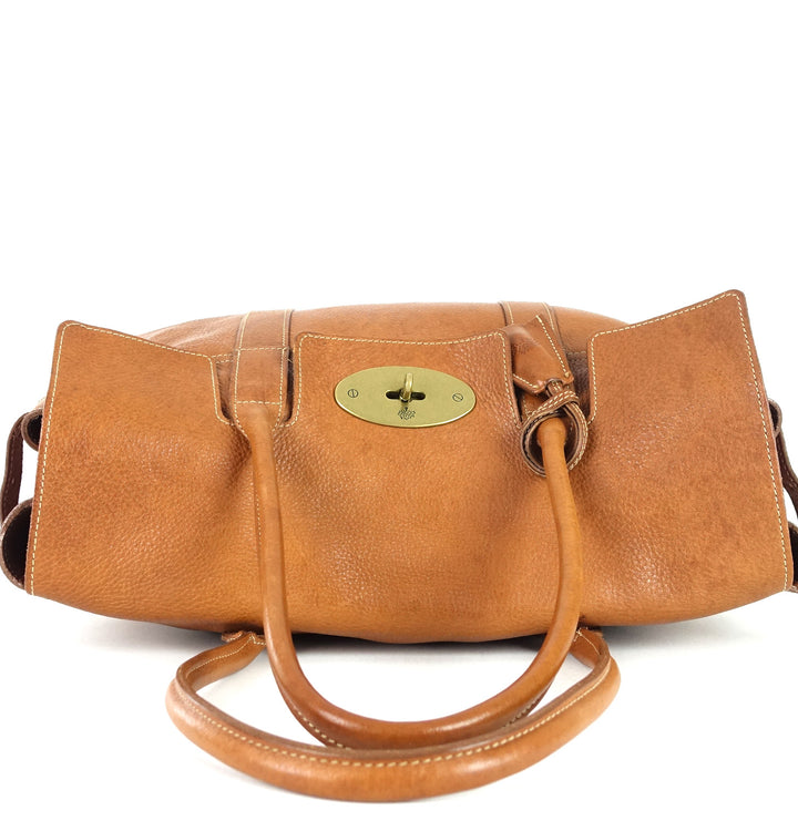 mulberry bayswater pebbled leather bag