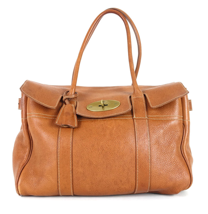 mulberry bayswater pebbled leather bag