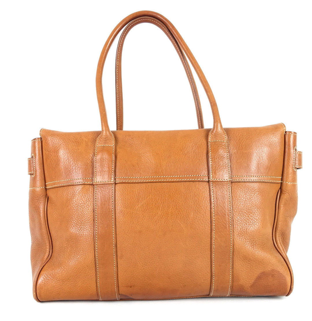 mulberry bayswater pebbled leather bag