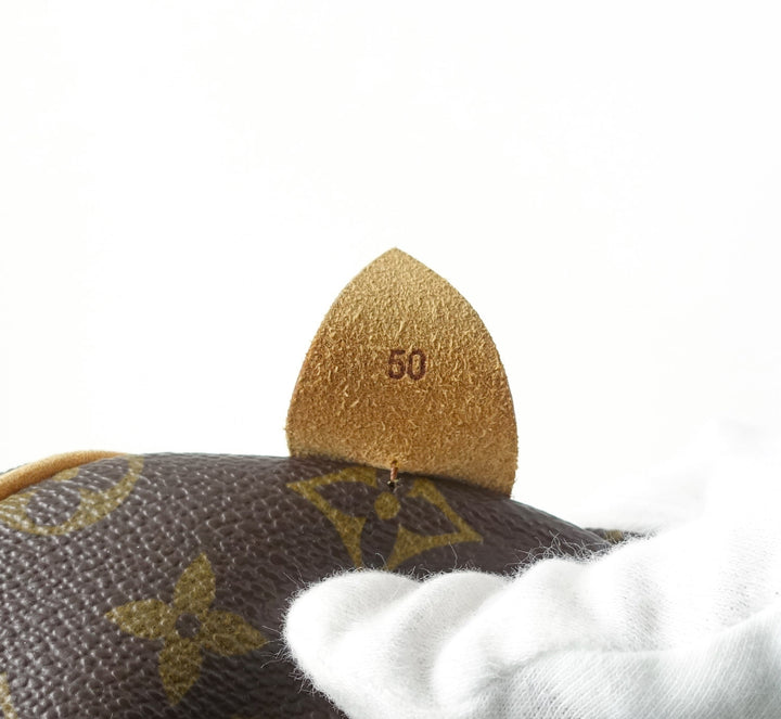 keepall 50 monogram canvas travel bag