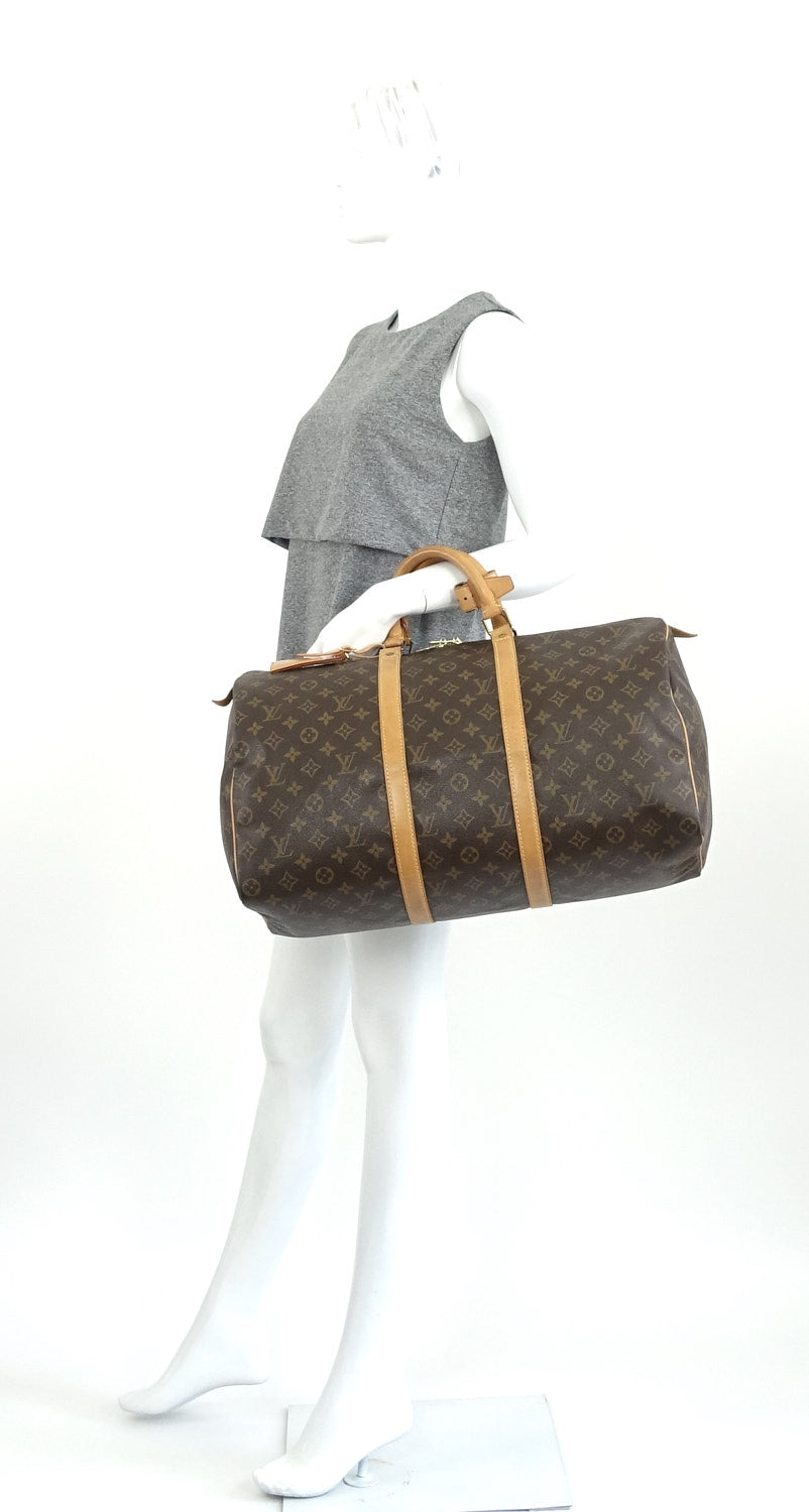 keepall 50 monogram canvas travel bag