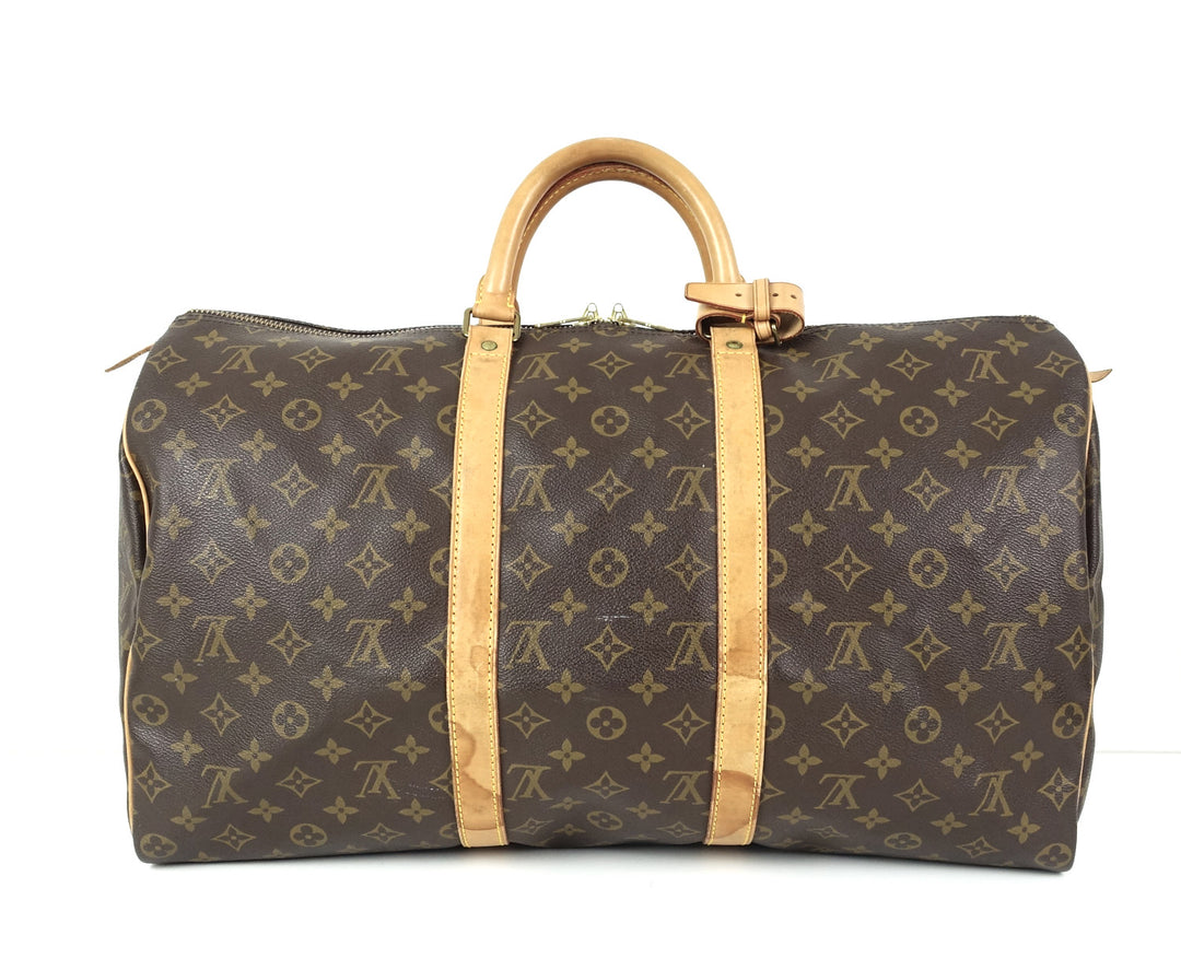 keepall 50 monogram canvas travel bag