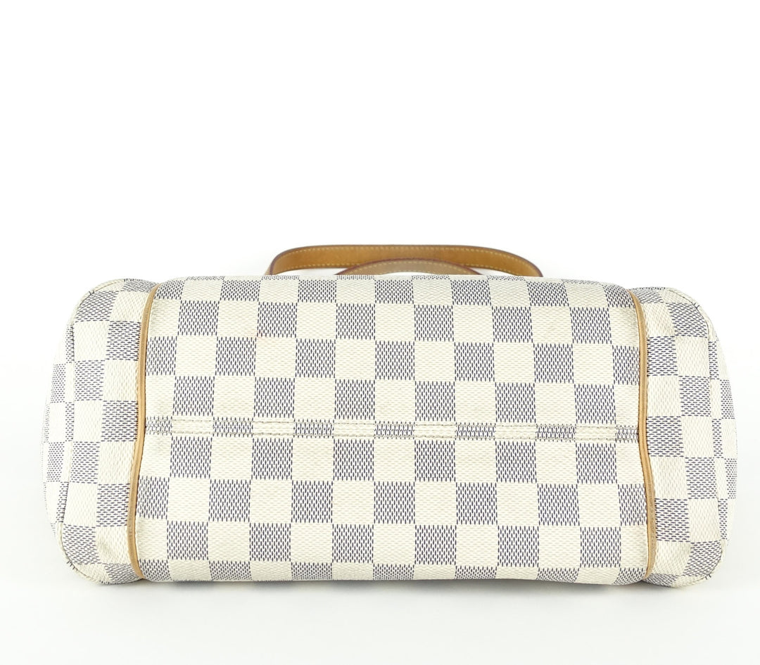 totally pm damier azur canvas shoulder bag