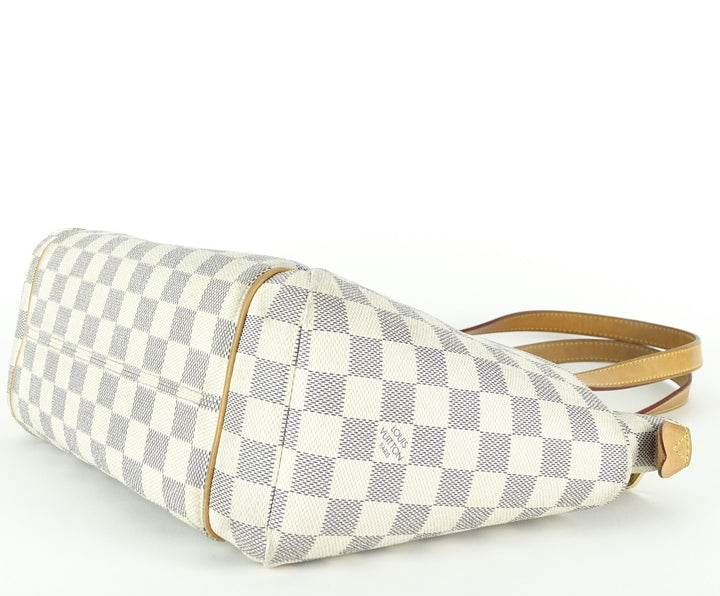 totally pm damier azur canvas shoulder bag