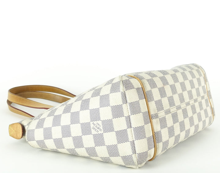totally pm damier azur canvas shoulder bag