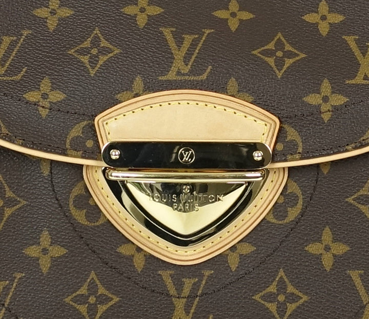 beverly mm monogram canvas shoulder bag