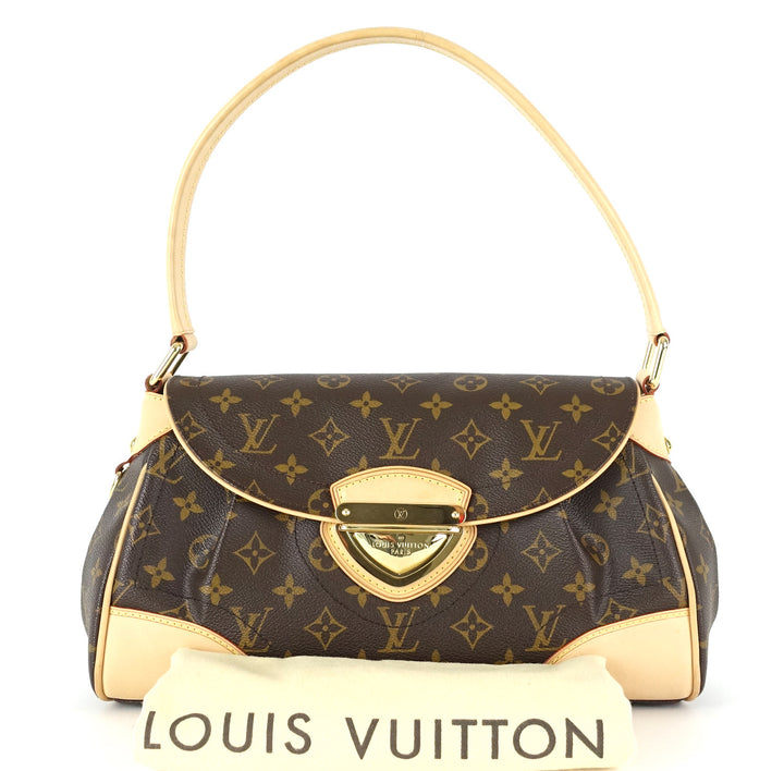 beverly mm monogram canvas shoulder bag