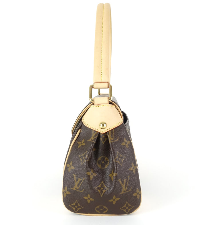 beverly mm monogram canvas shoulder bag