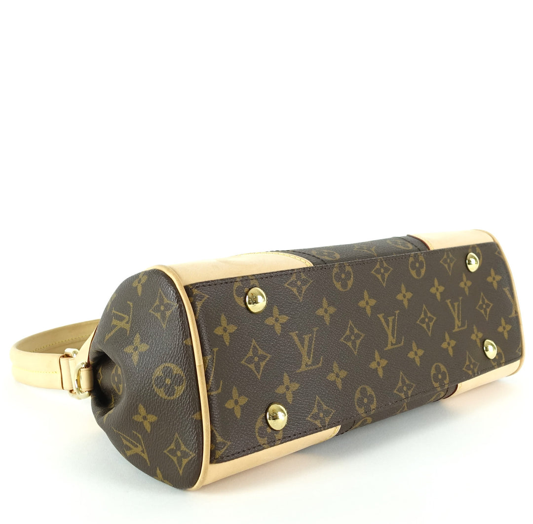 beverly mm monogram canvas shoulder bag