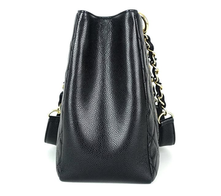 grand shopping tote caviar leather gst shoulder bag